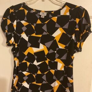 WORTHINGTON VIBRANT TOP (PL) RETRO COLORS 36”Chest 22”Long